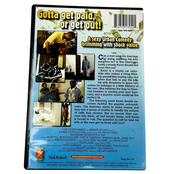 E.S.P. Comedy DVD 2007 B K Battle Marshall Bean Michael Ciesia u - Picture 2 of 2